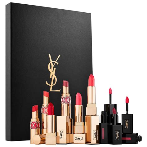 ysl make up bag gift set|YSL beaute makeup bag.